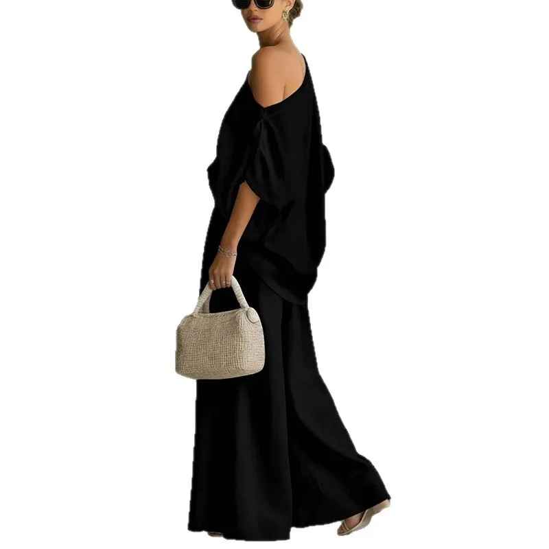 Thessaly | Women's Two Piece Set with Off Shoulder Design | Effortless Style for Warm Days 8