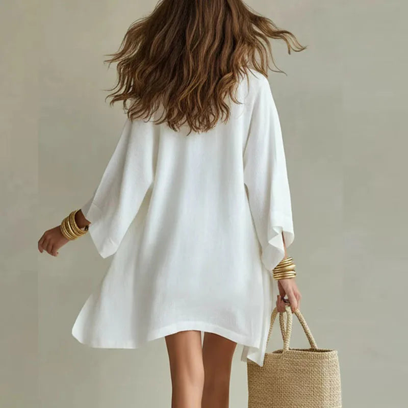 Three Piece Outfit | V-Neck Summer Set | Versatile Comfortable Ensemble 2
