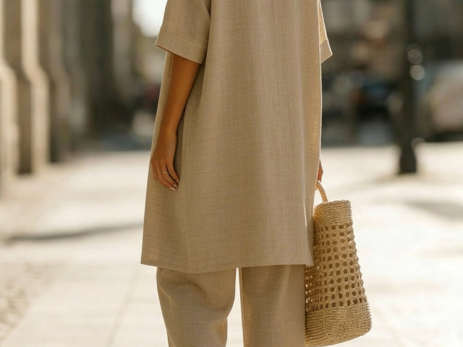 Three Piece Set | Lightweight Elegant Casual Outfit | Relaxed Comfortable Style 2