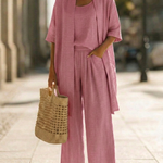 Three Piece Set | Lightweight Elegant Casual Outfit | Relaxed Comfortable Style 5