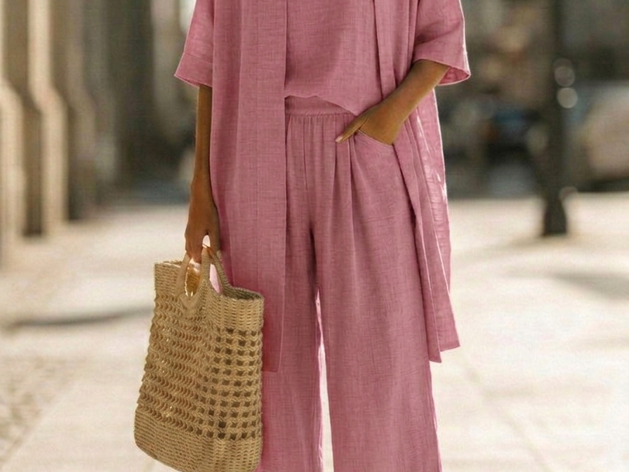 Three Piece Set | Lightweight Elegant Casual Outfit | Relaxed Comfortable Style 5