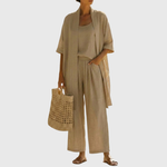 Three Piece Set | Lightweight Elegant Casual Outfit | Relaxed Comfortable Style 8