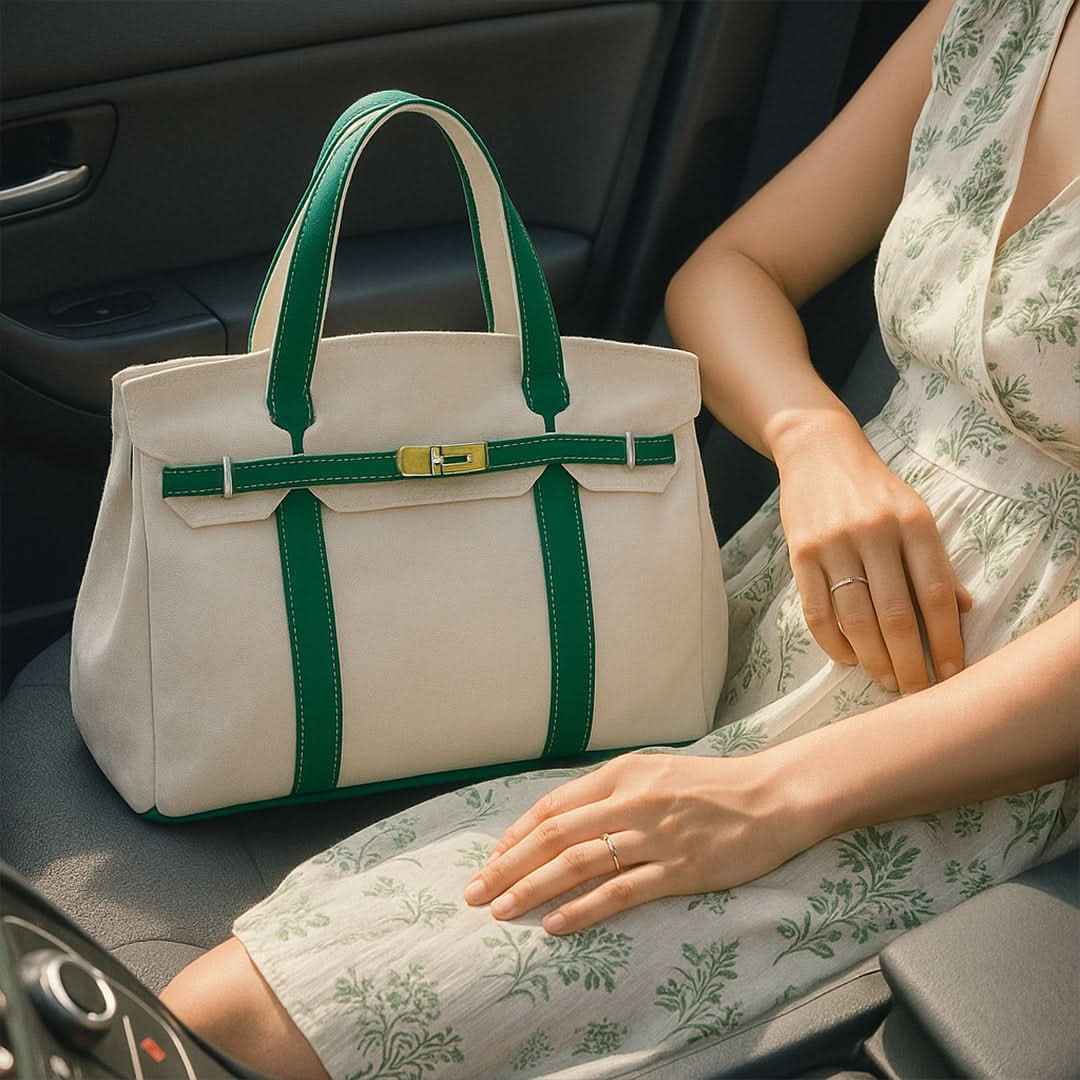 Tote Bag | Elegant Canvas Beach Bag with Versatile Spacious Design 1
