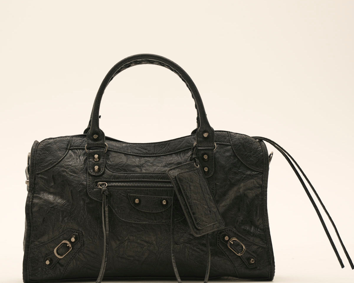 Tote Bag | Spacious Structured Leather Laptop Carryall 0