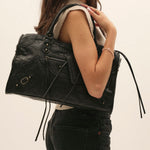Tote Bag | Spacious Structured Leather Laptop Carryall 1