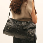 Tote Bag | Spacious Structured Leather Laptop Carryall 5