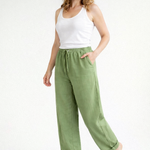 Trousers | High-Waist Wide Leg Pants | Comfortable Loose Fit | Stylish Casual Wear 2