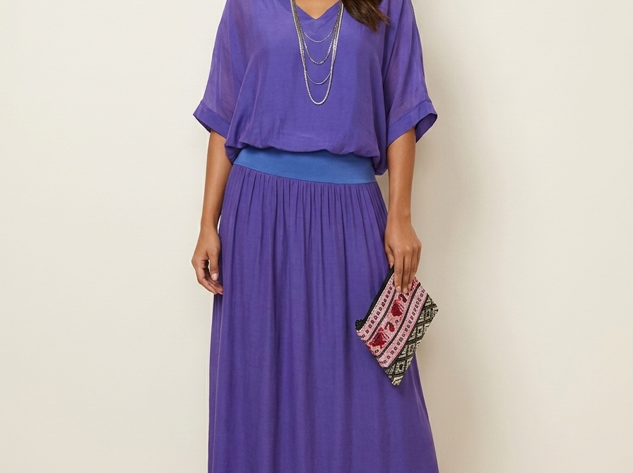 Two-Piece Set | Elegant V-Neck Top with Wide Trousers 12