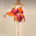 Two Piece Set | Abstract Print Summer Outfit | Elegant Chic Style 2
