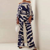 Two Piece Set | Abstract Print Summer Outfit | Elegant Chic Style 5