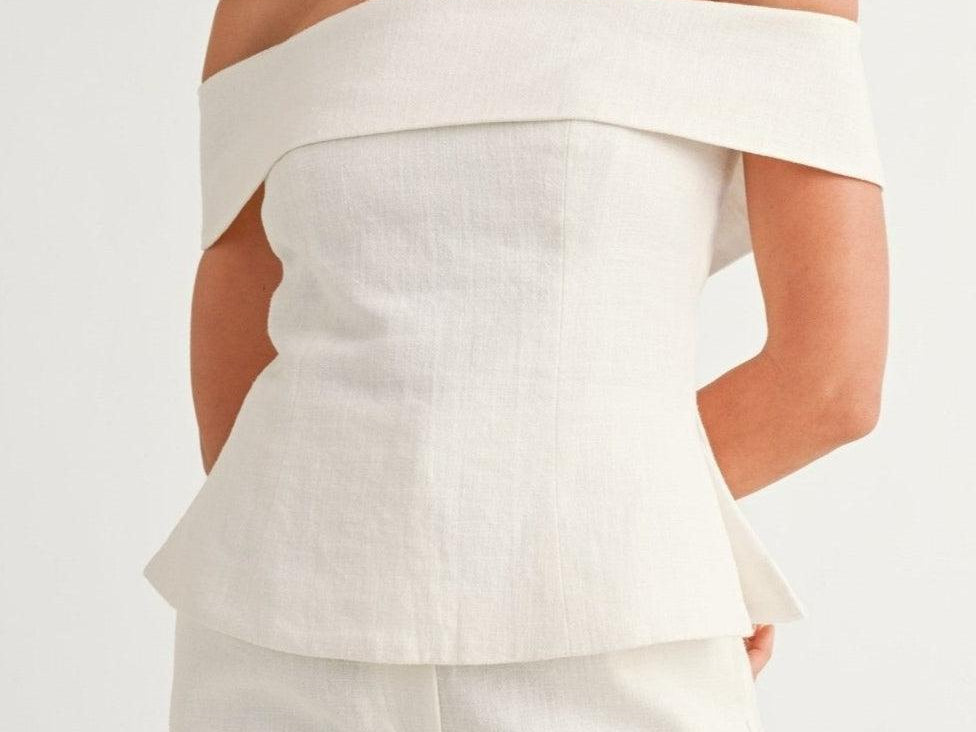 Two Piece Set | Elegant Off-Shoulder Summer Outfit 0