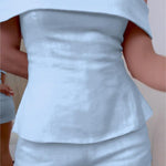 Two Piece Set | Elegant Off-Shoulder Summer Outfit 5