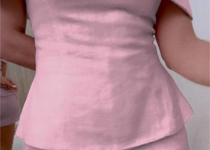 Two Piece Set | Elegant Off-Shoulder Summer Outfit 6
