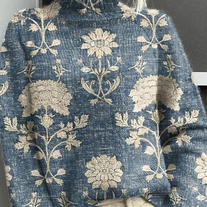 Women's Ribbed Knit Sweater | Refined Relaxed Pullover