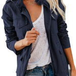 Utility Jacket | Classic Zip Front Layering Piece | Versatile Relaxed Fit Outerwear 1