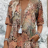 Vanessa Collection | Women's Midi Dress with Relaxed Fit & Pockets | Effortless Style for Any Occasion 6