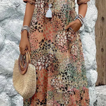 Vanessa Collection | Women's Midi Dress with Relaxed Fit & Pockets | Effortless Style for Any Occasion 7