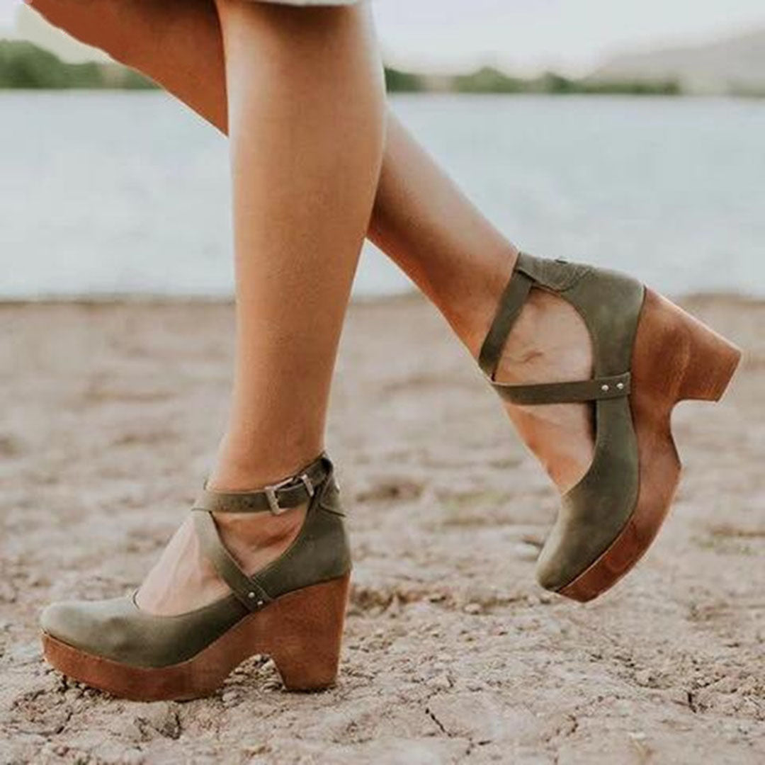 Wedge Heels | Elegant Closed Toe Design with Comfortable Support 2