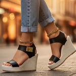 Wedge Sandals | Platform Open Toe Footwear | Stylish Comfortable 1