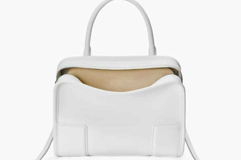 Women's Soft Calfskin Boxy Top Handle Bag | Structured City Top Handle Bag