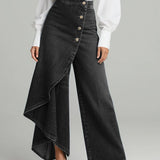 Wide Leg Jeans | Relaxed Fit Casual Trousers for Effortless Style 4