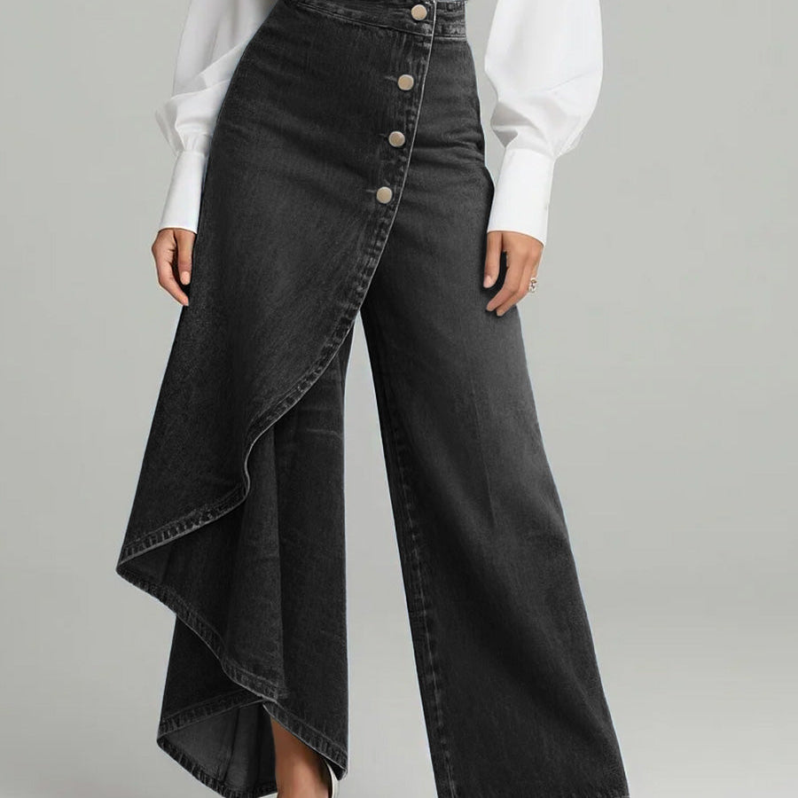 Wide Leg Jeans | Relaxed Fit Casual Trousers for Effortless Style 4