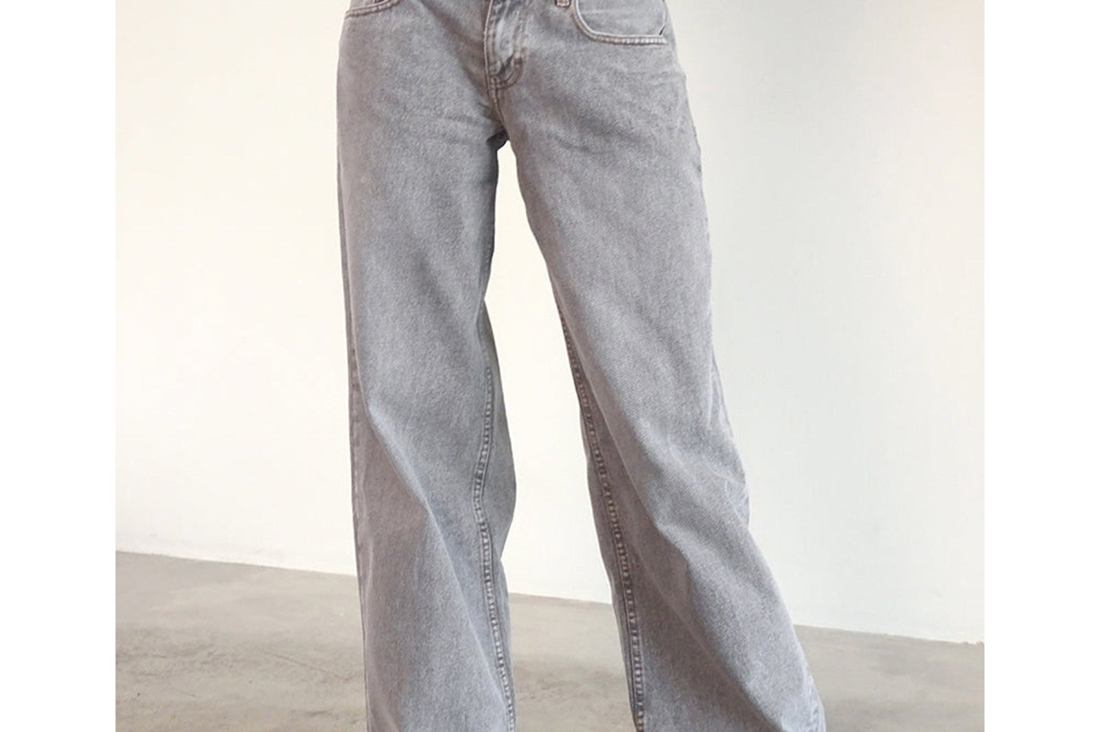 Wide Leg Jeans | Straight Cut Casual Trousers | Relaxed Comfortable Fit 0