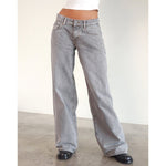 Wide Leg Jeans | Straight Cut Casual Trousers | Relaxed Comfortable Fit 0