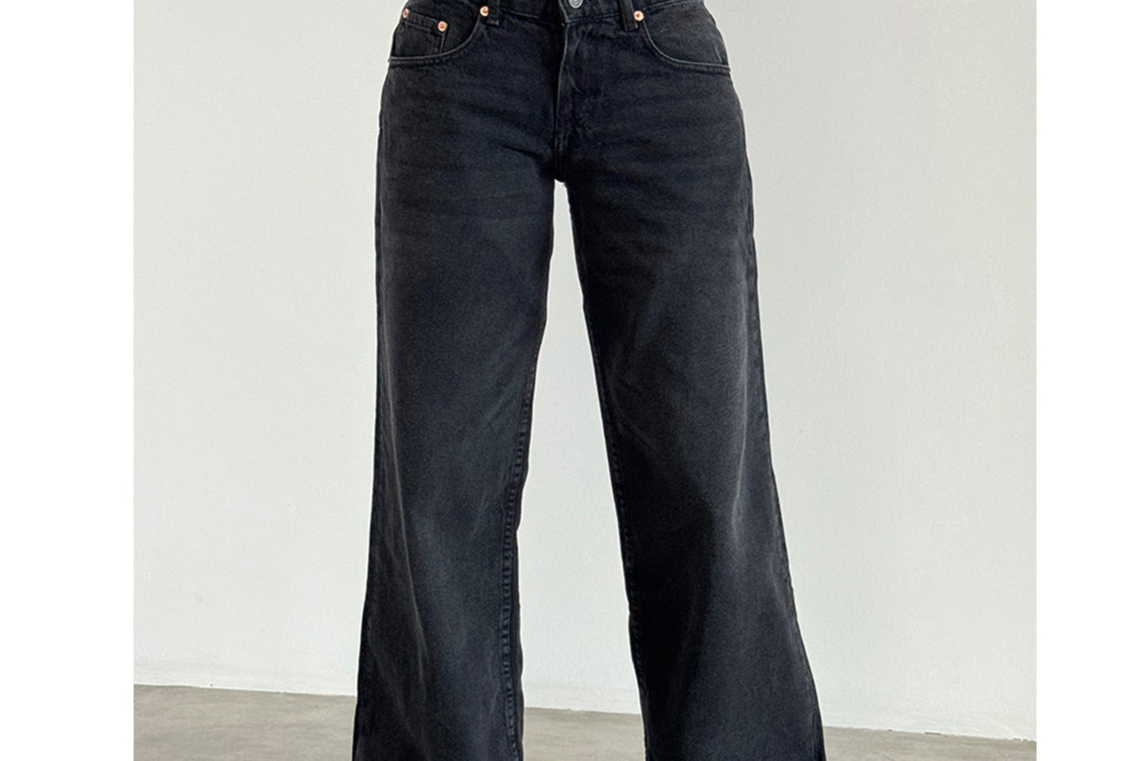 Wide Leg Jeans | Straight Cut Casual Trousers | Relaxed Comfortable Fit 5