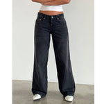 Wide Leg Jeans | Straight Cut Casual Trousers | Relaxed Comfortable Fit 5