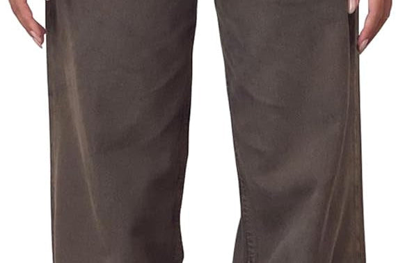 Wide Leg Jeans | Straight Cut Casual Trousers | Relaxed Comfortable Fit 6