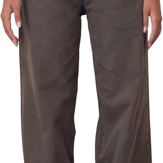 Wide Leg Jeans | Straight Cut Casual Trousers | Relaxed Comfortable Fit 6