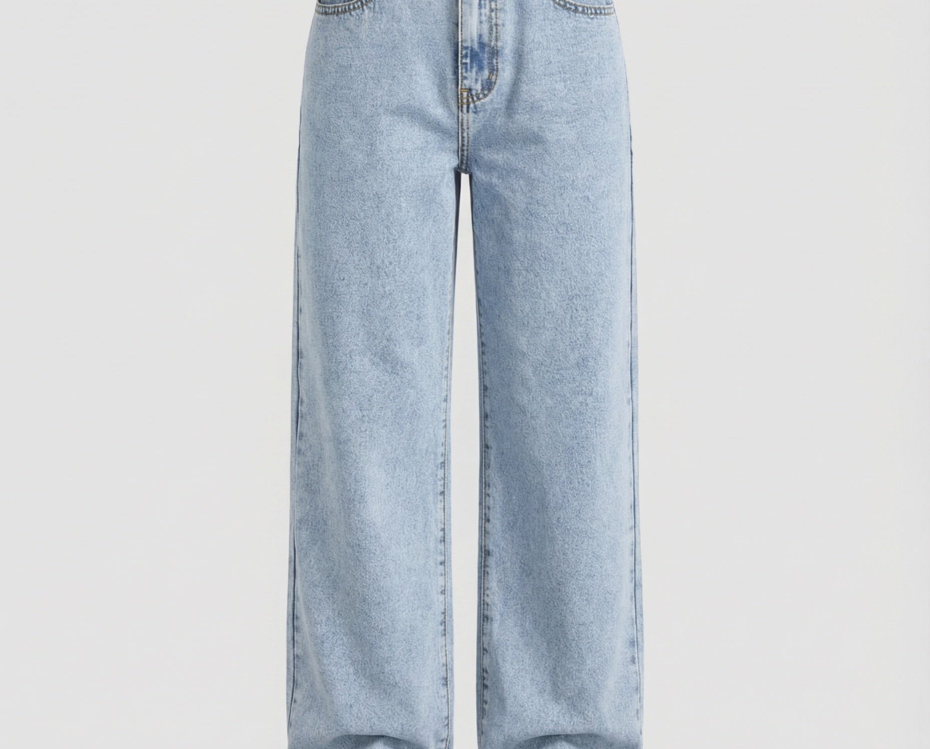 Wide Leg Jeans | Vintage Flared High Waist Denim | Comfortable Casual Style 0