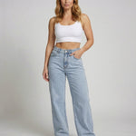 Wide Leg Jeans | Vintage Flared High Waist Denim | Comfortable Casual Style 2