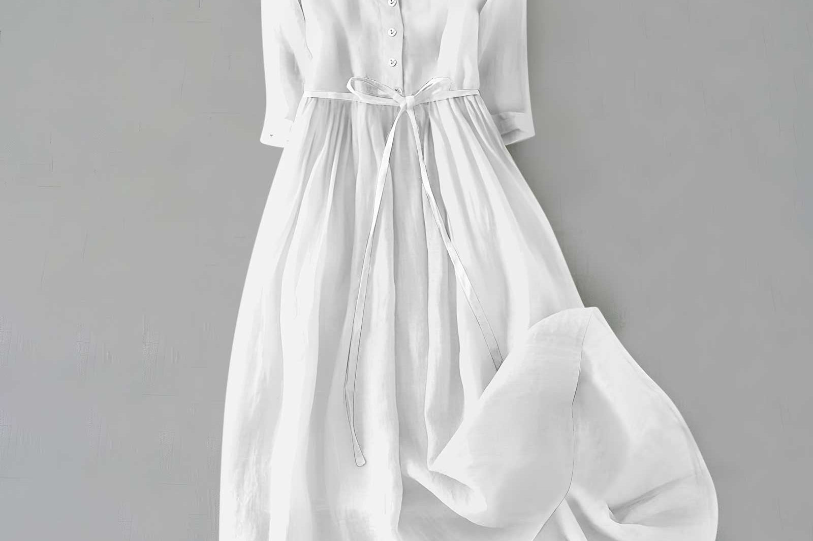 Women's Lightweight Cotton Maxi Dress | Relaxed Minimalist Summer Dress