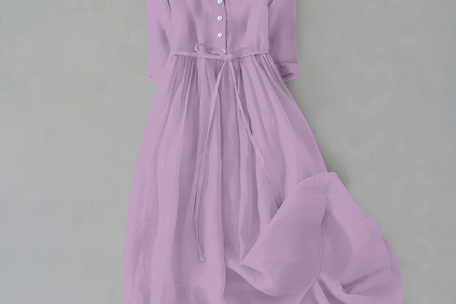Women's Lightweight Cotton Maxi Dress | Relaxed Minimalist Summer Dress
