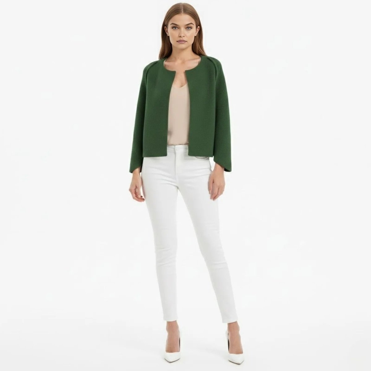 Women's Premium Knit Cape Jacket | Elegant Architectural Outerwear for All Seasons 11