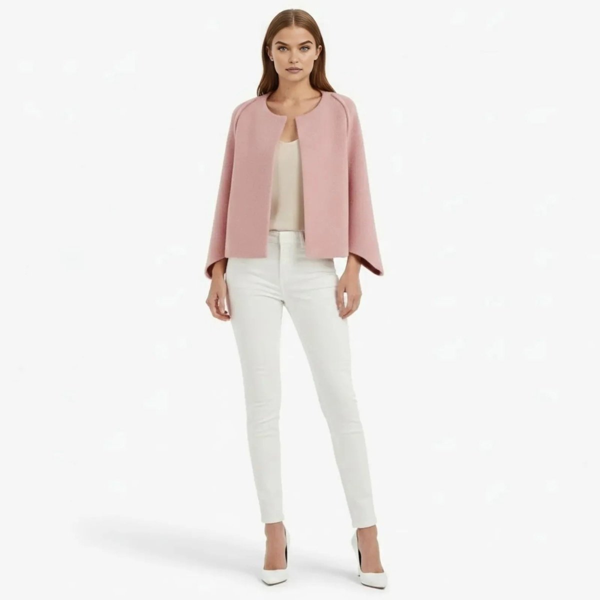 Women's Premium Knit Cape Jacket | Elegant Architectural Outerwear for All Seasons 12