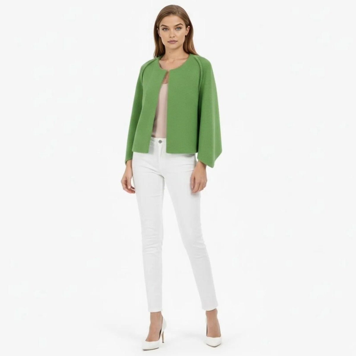 Women's Premium Knit Cape Jacket | Elegant Architectural Outerwear for All Seasons 14