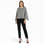 Women's Premium Knit Cape Jacket | Elegant Architectural Outerwear for All Seasons 17