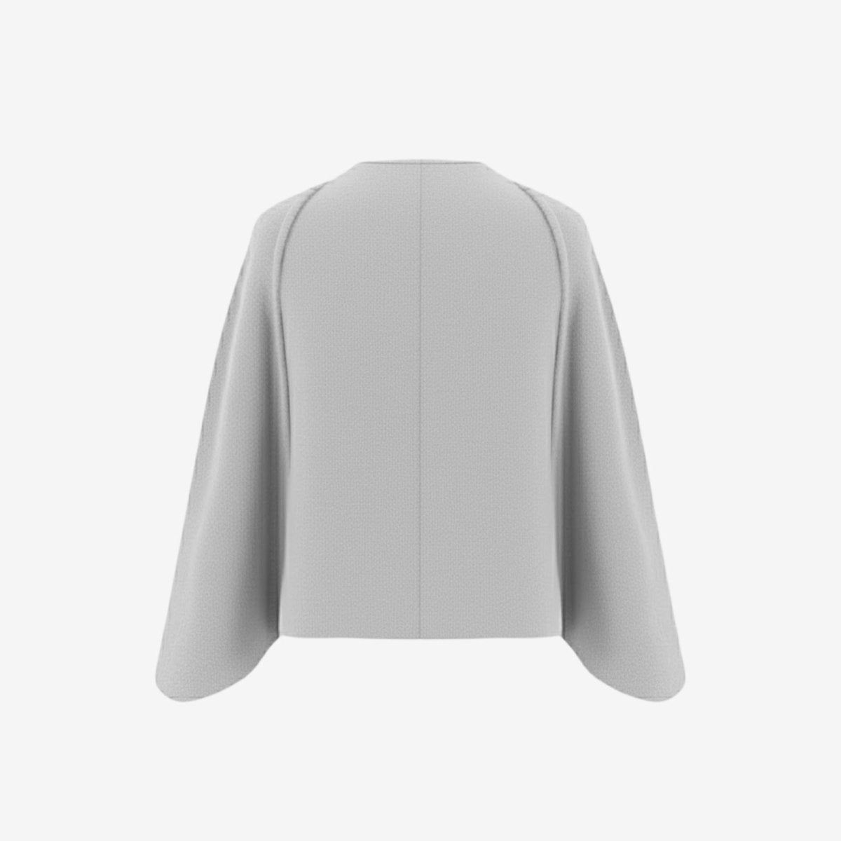 Women's Premium Knit Cape Jacket | Elegant Architectural Outerwear for All Seasons 4