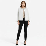 Women's Premium Knit Cape Jacket | Elegant Architectural Outerwear for All Seasons 5