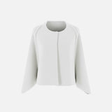 Women's Premium Knit Cape Jacket | Elegant Architectural Outerwear for All Seasons 8
