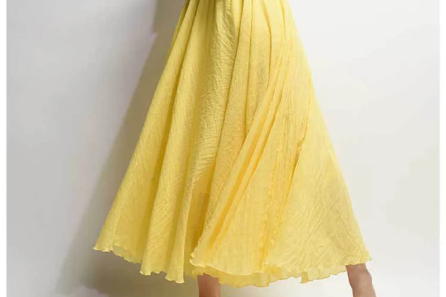 Women's Skirt | Flowy A-Line Maxi Skirt | Lightweight Elegant Design 4