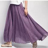 Women's Skirt | Flowy A-Line Maxi Skirt | Lightweight Elegant Design 5
