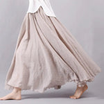 Women's Skirt | Flowy A-Line Maxi Skirt | Lightweight Elegant Design 6