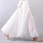 Women's Skirt | Flowy A-Line Maxi Skirt | Lightweight Elegant Design 7