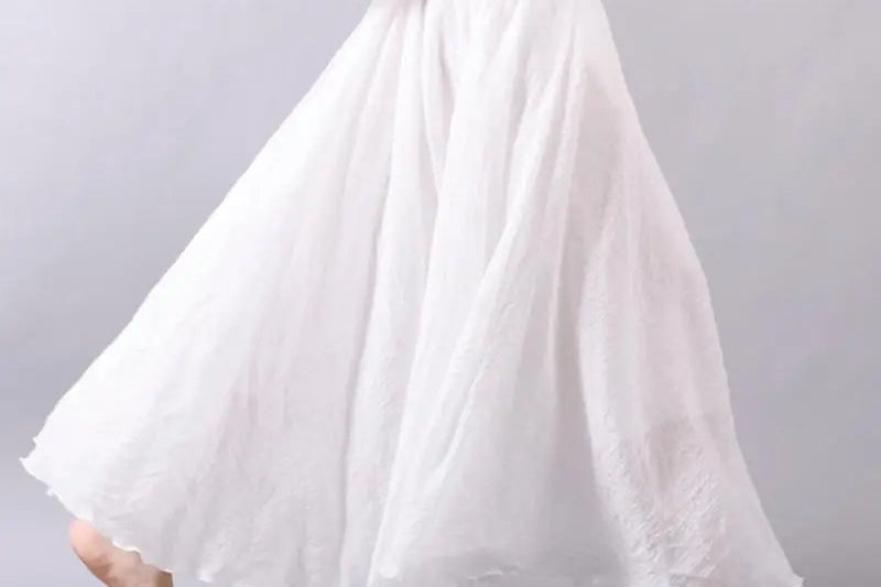 Women's Skirt | Flowy A-Line Maxi Skirt | Lightweight Elegant Design 7