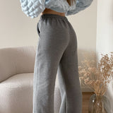 Women's Soft Cotton Blend Joggers | Comfortable Relaxed Fit Casual Pants 1