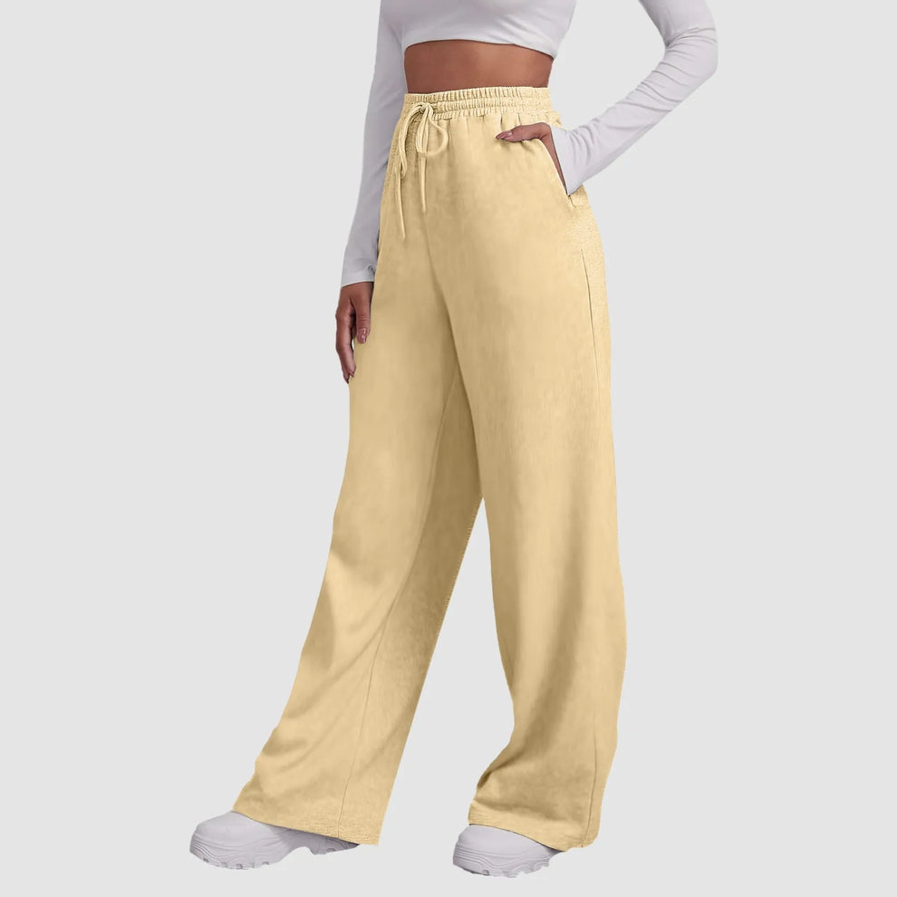 Women's Soft Cotton Blend Joggers | Comfortable Relaxed Fit Casual Pants 12
